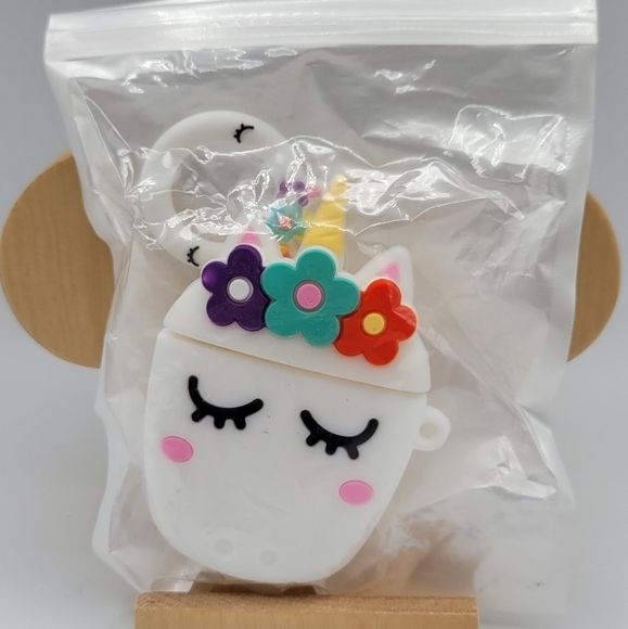 Flower Unicorn Airpods Case - Picture 1 of 1
